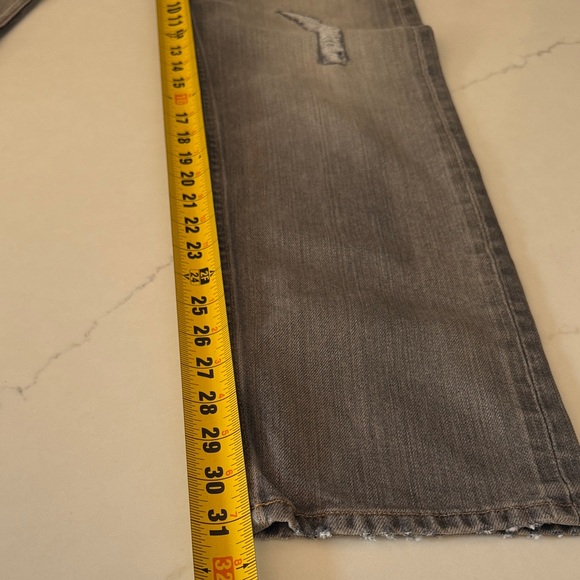 NWT Frame Denim Men's Charcoal Straight Jeans, Size 29 - Picture 7 of 9
